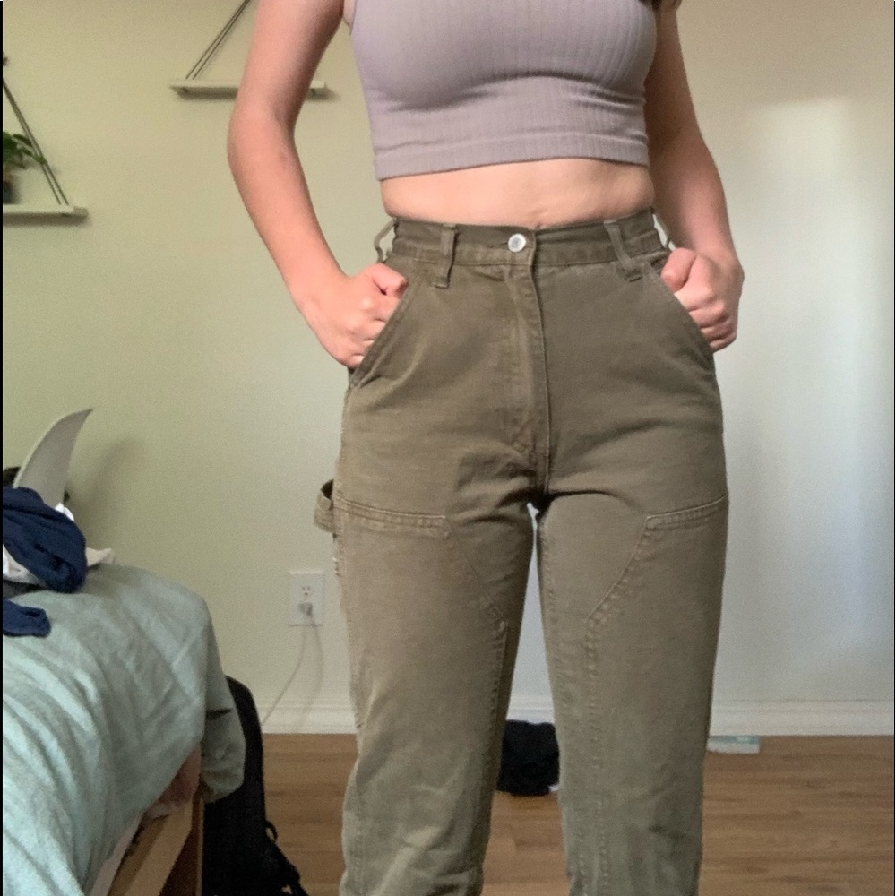 Army Green Cargo Pants
